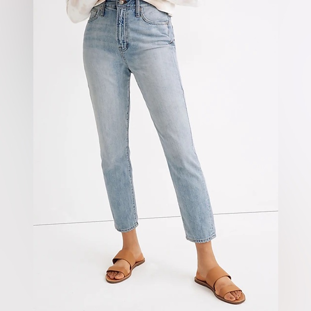 Madewell The Perfect Vintage Fitzgerald Light Wash High Rise Jeans